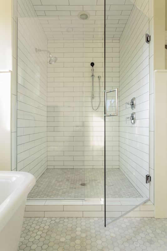 Glass Enclosed Shower